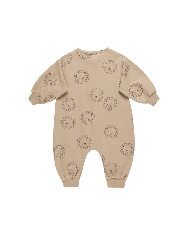 Relaxed Fleece Jumpsuit-Lions