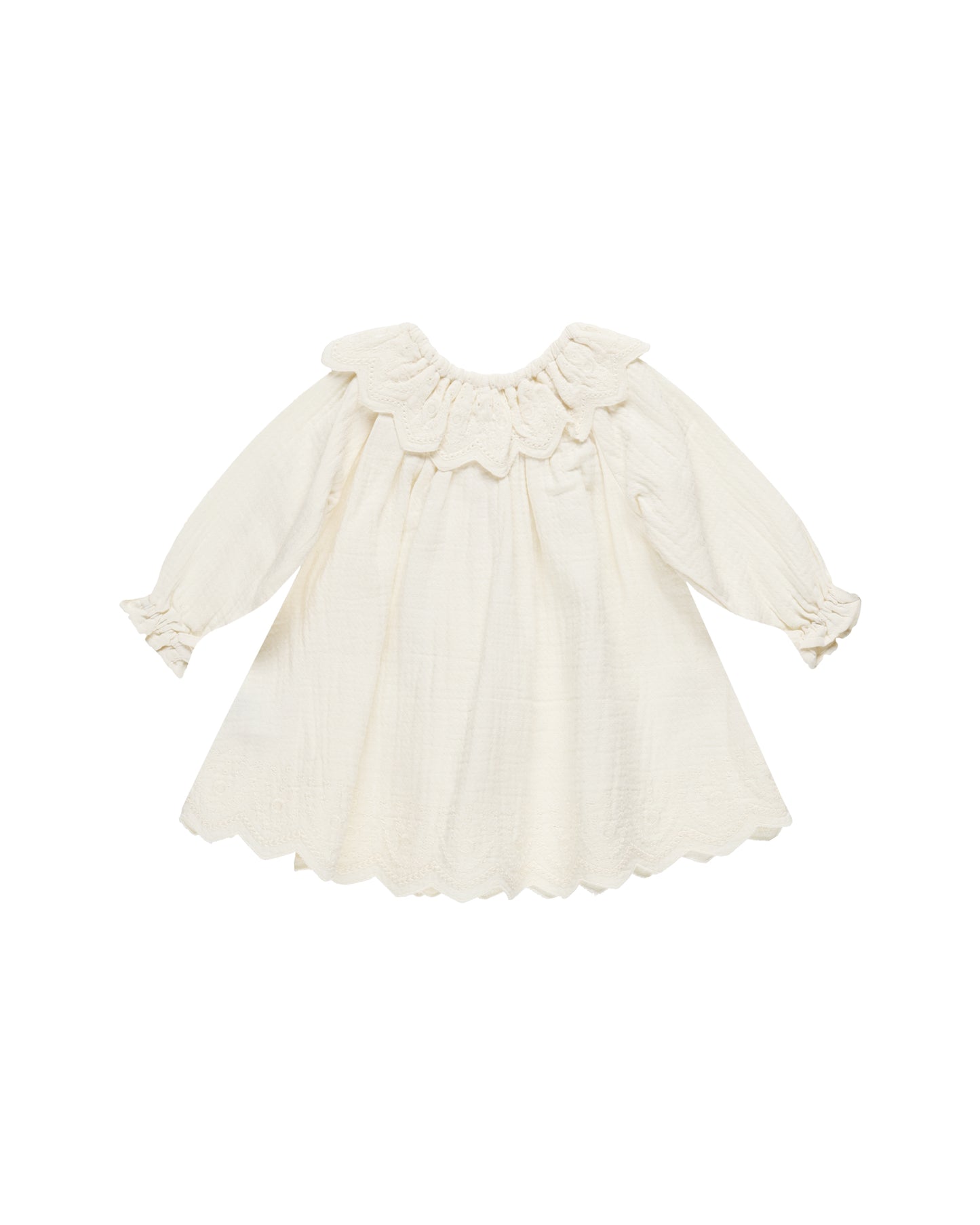 Long Sleeve Isla Dress-Ivory