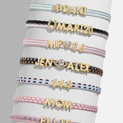 Customizable Ribbon Bracelet
