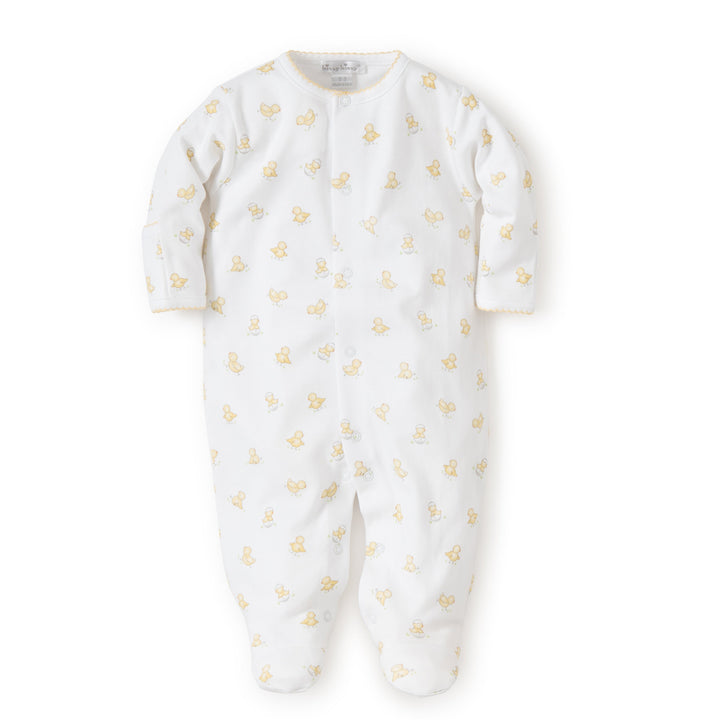 Duckling-Hatchlings Print Footie