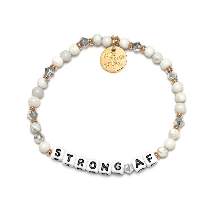 Little Words Project Stretch Bracelet -  Strong AF