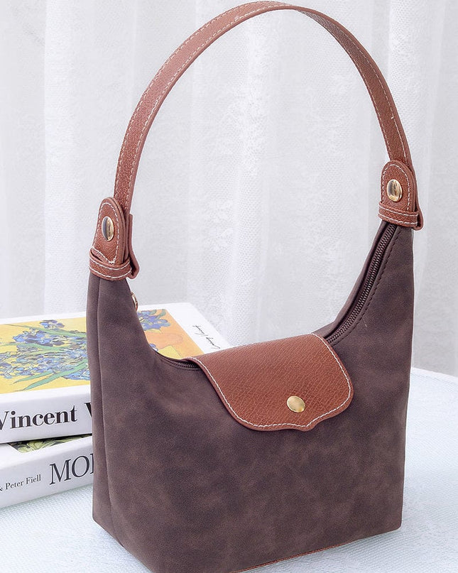 Suede Convertible Crossbody Bag