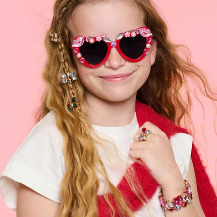 Heartfelt Sparkle Gemify Sunglasses & Case