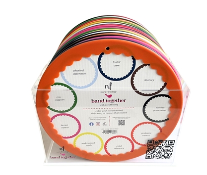 Colorful Silicone Band for Round Platters