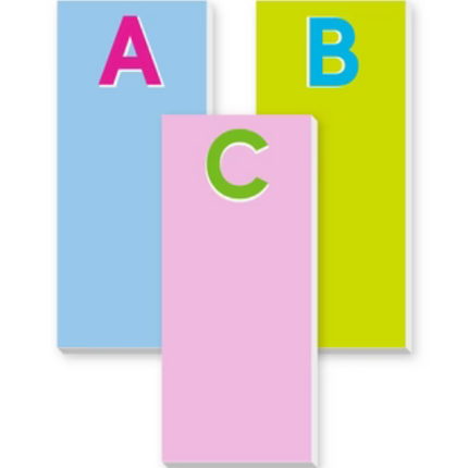 Shadow Style Initial Skinnie Notepad
