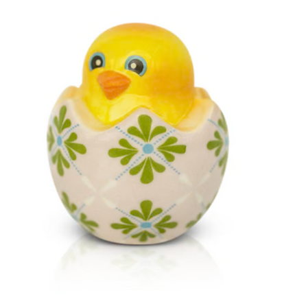 Nora Fleming Mini-One Cool Chick Mini-Chick in egg