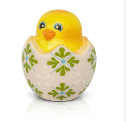 Nora Fleming Mini-One Cool Chick Mini-Chick in egg