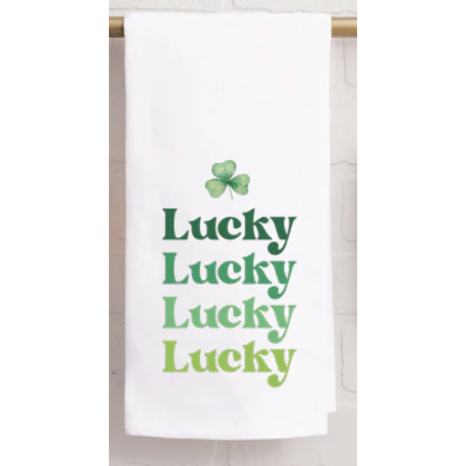 Lucky Lucky Lucky  Kitchen Towel