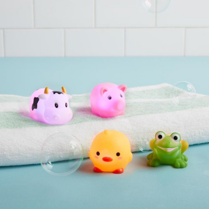 Farm Light-Up Bath Toy Set