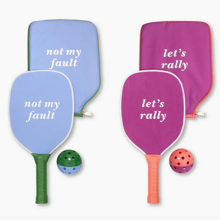 Pickleball Paddle Set, Let's Rally-Kate Spade