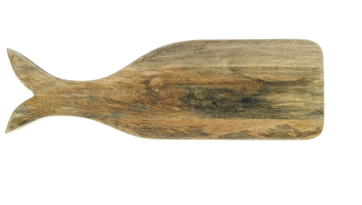 Mango Wood Whale Shaped Cheese/Cutting Board