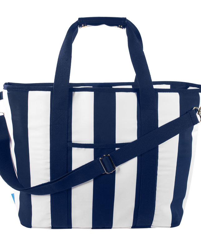 Cooler Bag, Navy Stripe-Draper James