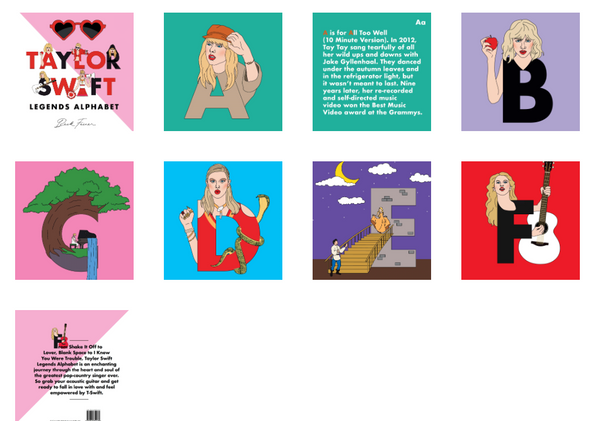 Taylor Swift Legends Alphabet Book