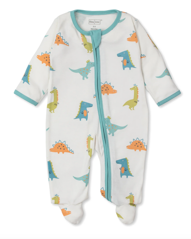 Dino Pals Footie with Zipper