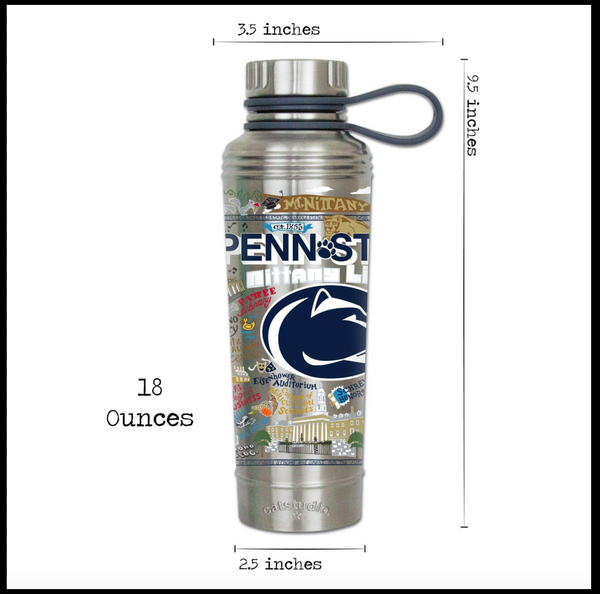Collegiate Thermal Bottle-Alabama or Penn State