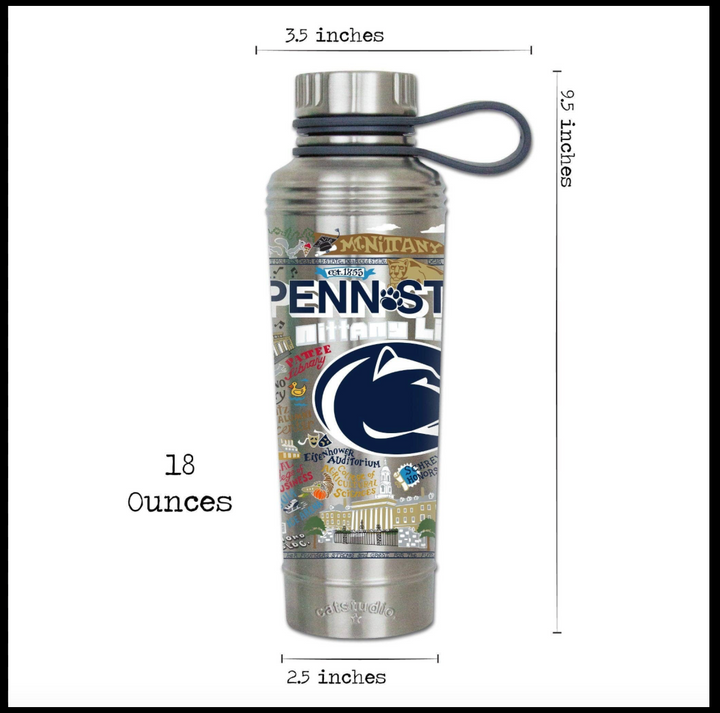 Collegiate Thermal Bottle-Alabama or Penn State
