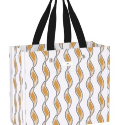 Tiny Package gift bag by Scout — shown filled with gift