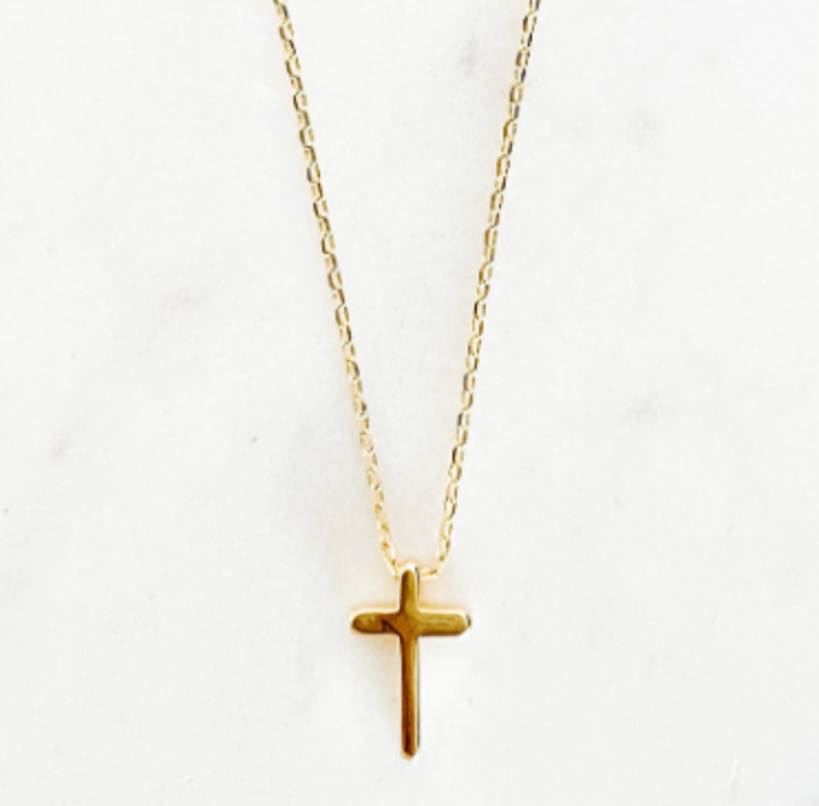 Cross Necklace-Gold or Silver