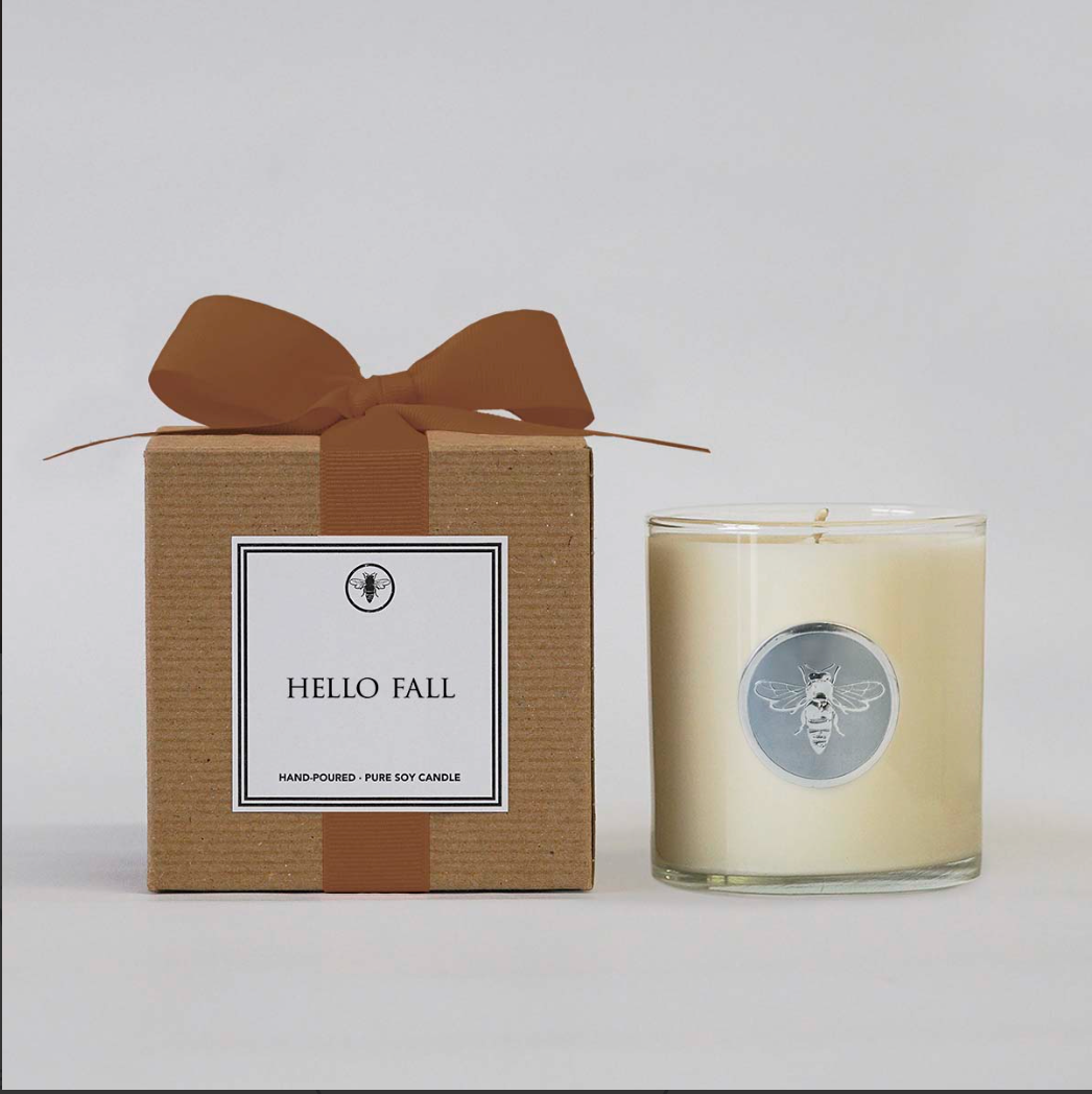 Hello Fall Candle