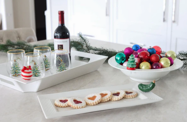 Nora Fleming Bread Tray — shown styled with bread and accessories