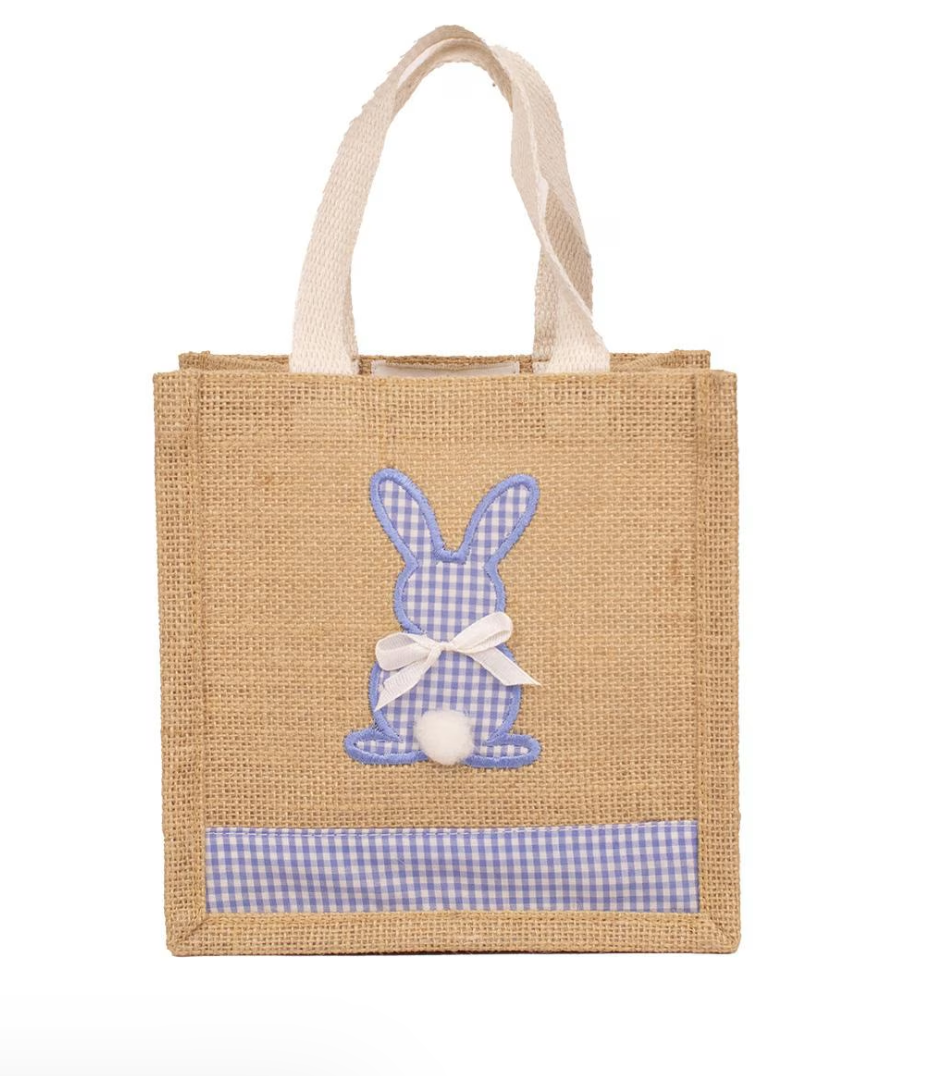 Gingham Bunny Petite Gift Tote