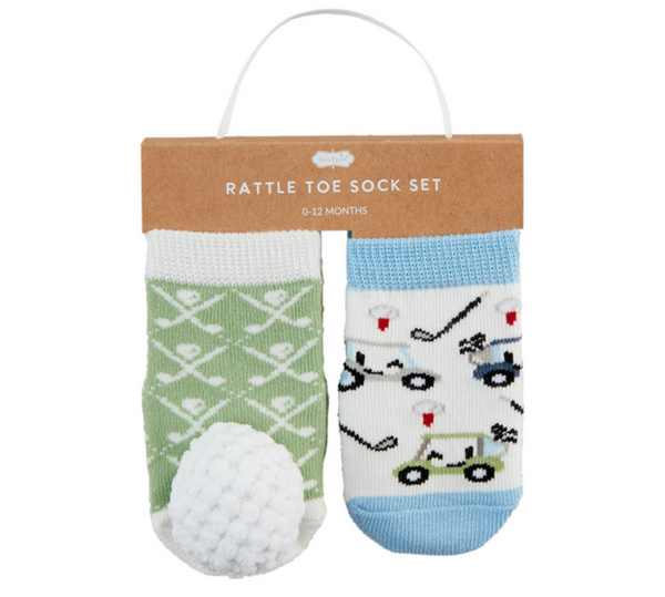 Golf Rattle Toe Sock Set