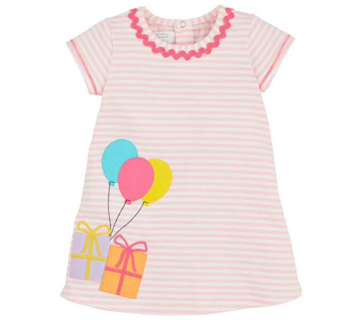 Pink Stripe Birthday Dress