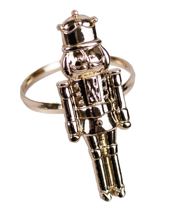 Nutcracker Napkin Rings, Set of 4