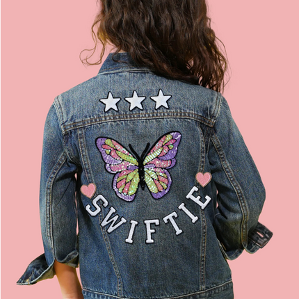 Butterfly University Denim Jacket - In Play