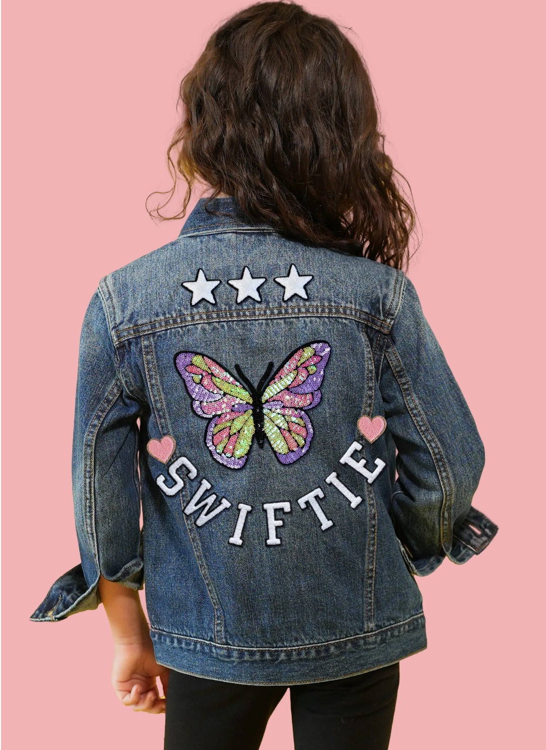 Butterfly University Denim Jacket - In Play