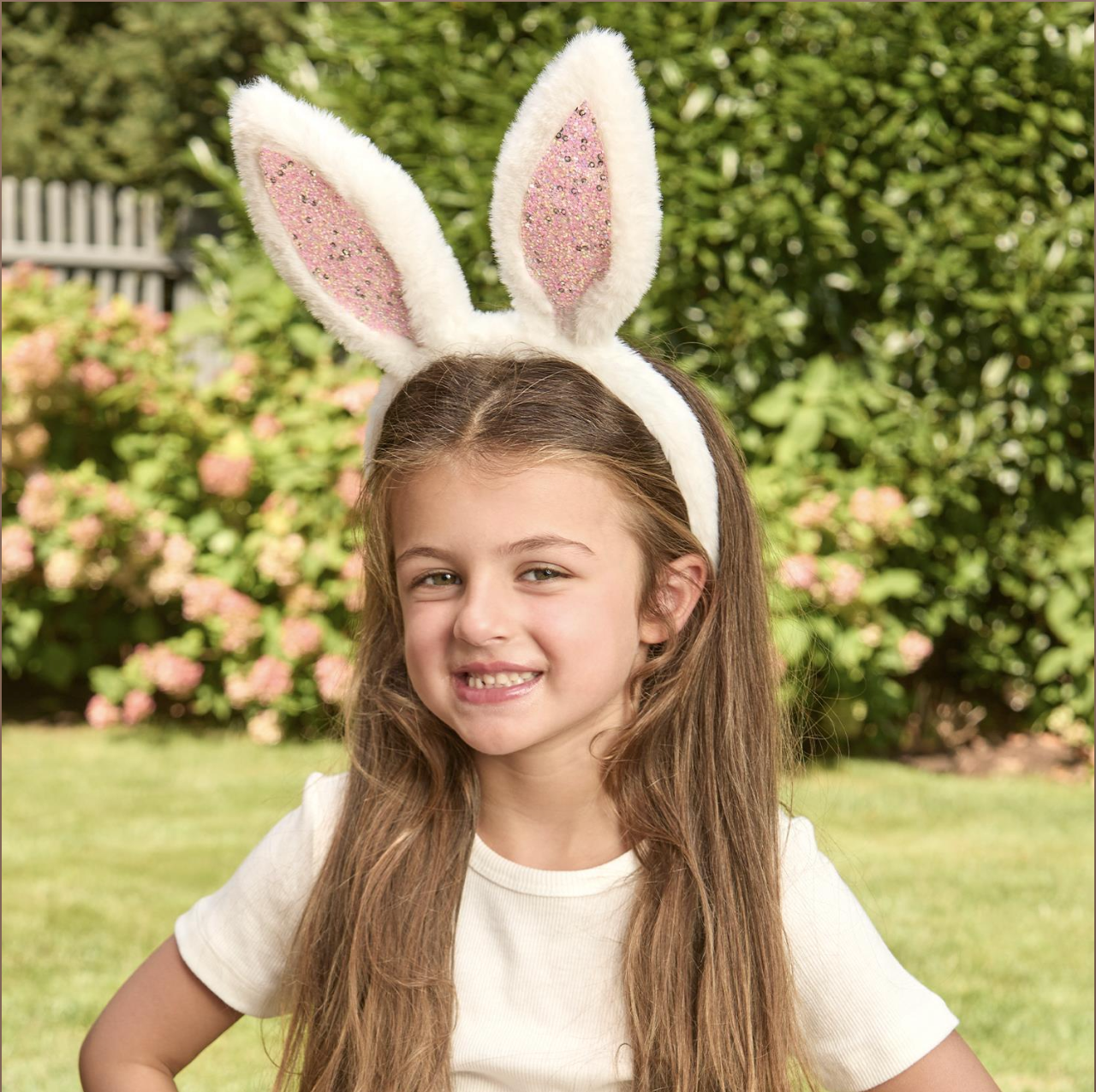 Plush Faux Fur Bunny Ears Headband