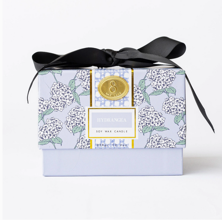 Hydrangea 3-Wick Boxed Soy Wax Candle