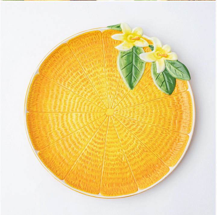 Orange Serving Platter