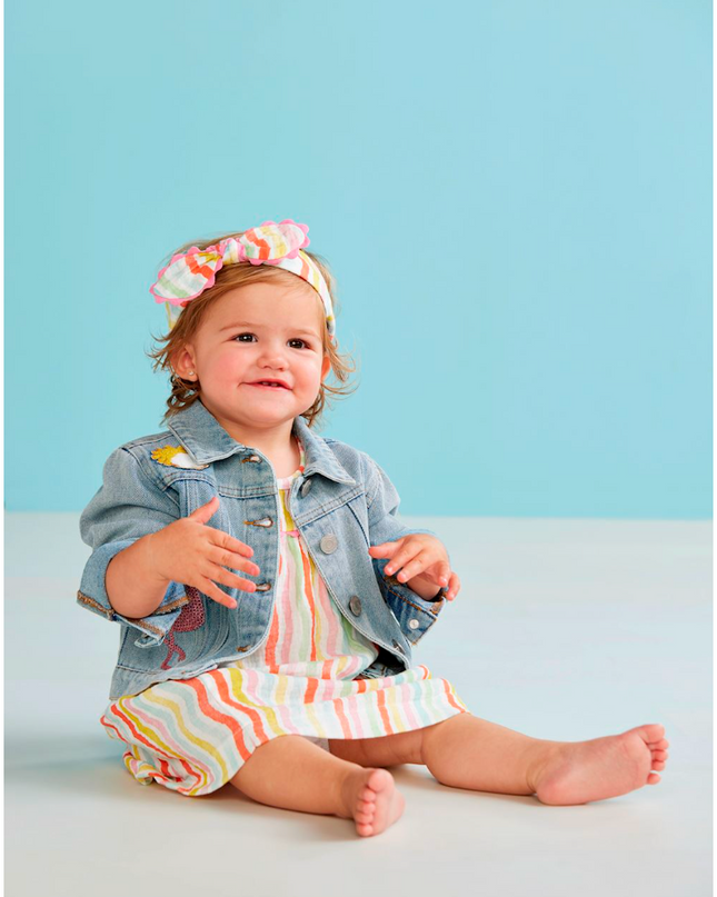 Girl Denim Patch Jacket