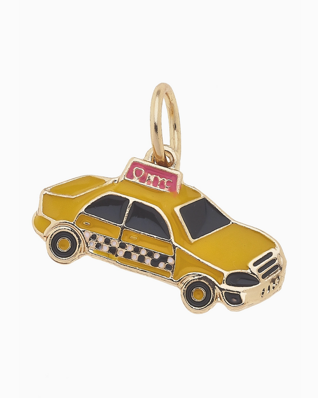 NYC Taxi Charm in Yellow