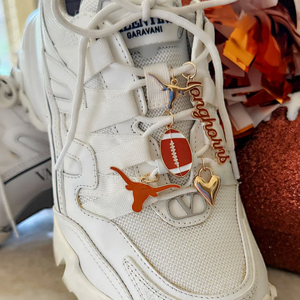 Football Enamel Charm