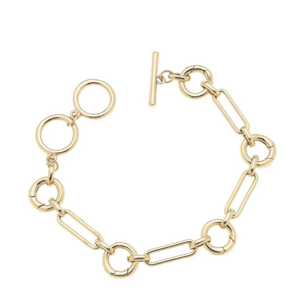Bella Multi-Charm Toggle Bracelet