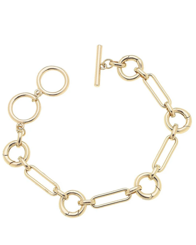 Bella Multi-Charm Toggle Bracelet