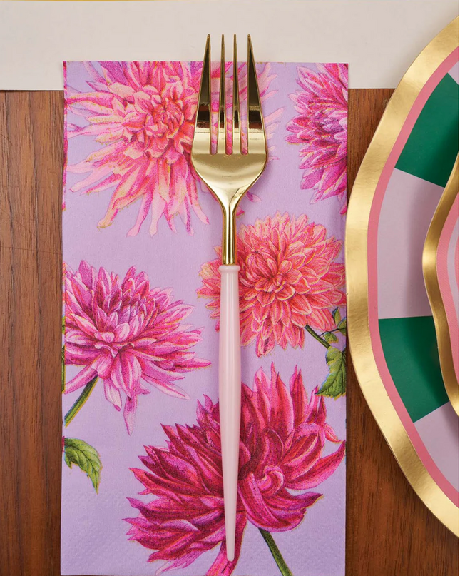 Dahlia Garden Guest Towels