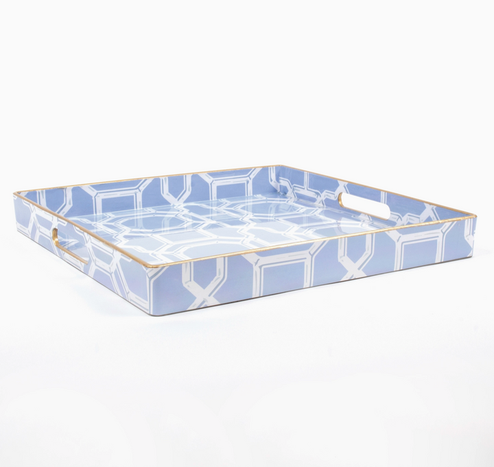 Bamboo Trellis Square Tray