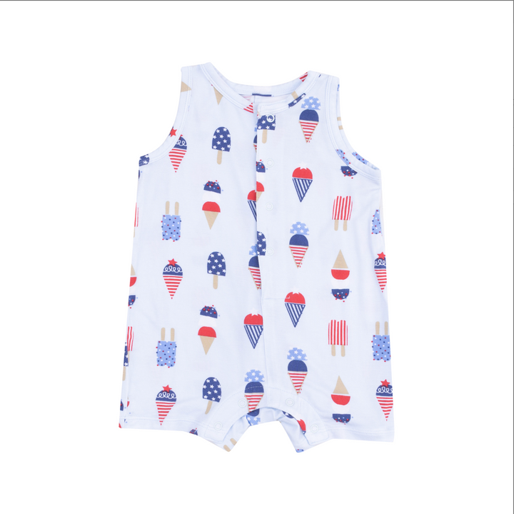 American Ice Cream Sleeveless Shortie Romper