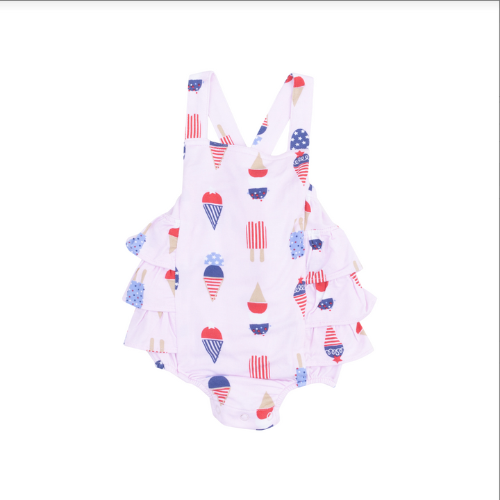 American Ice Cream Ruffle Sunsuit