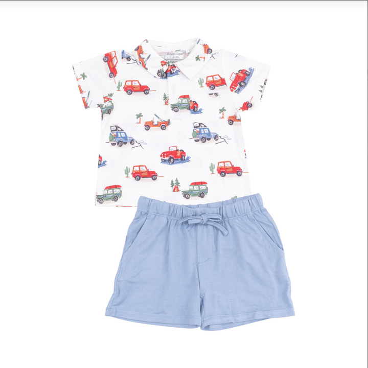 Off-Road Adventure Polo Shirt & Short Set