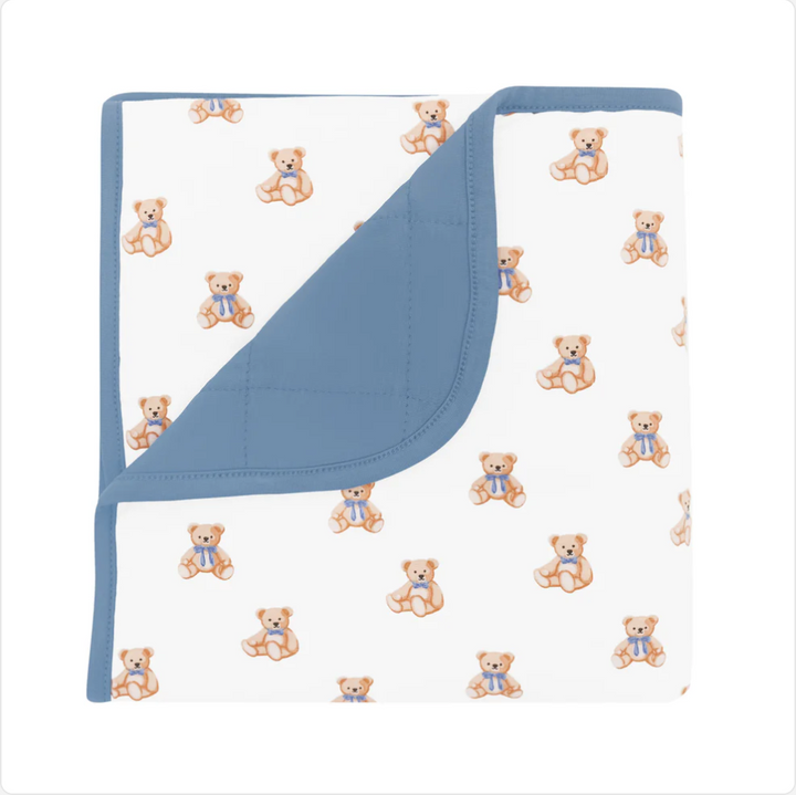Baby Blanket with Teddy Bear