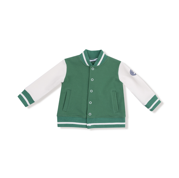 French Terry Sport - Varsity - Green - Letterman Jacket