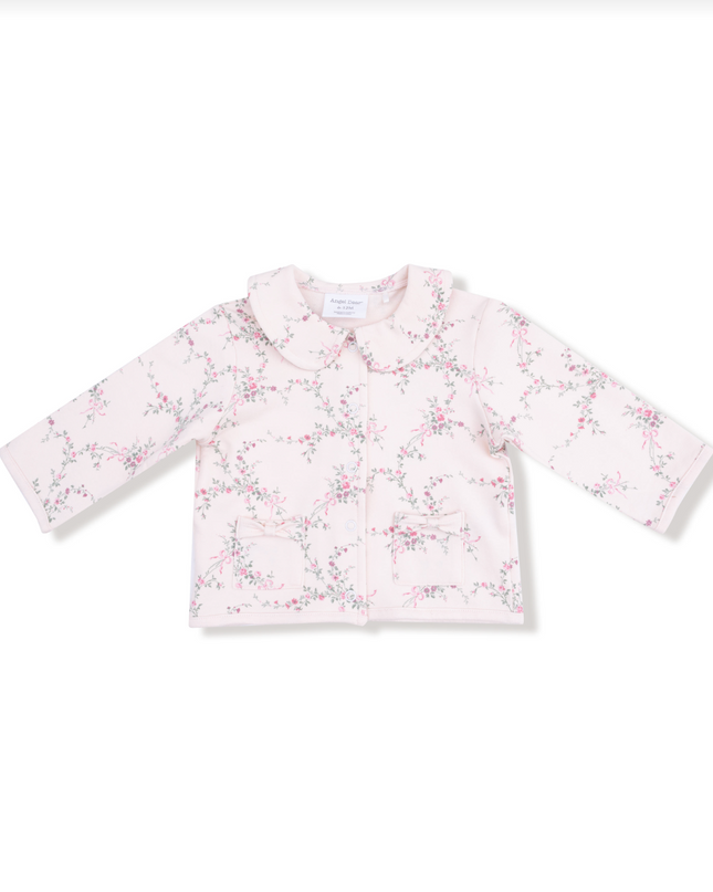 French Terry Antoinette Floral - Tweed Style Jacket