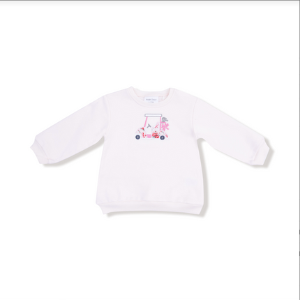 Golf Pink Puffy Oversized Sweatshirt