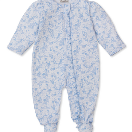 Bows Footie w/ Zip PRT