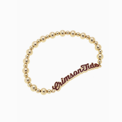 Alabama Crimson Tide Autograph Enamel Stretch Bracelet