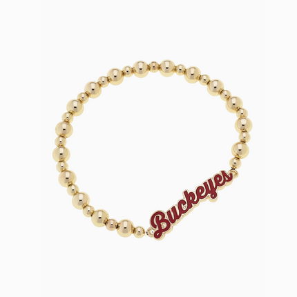 Ohio State Buckeyes Autograph Enamel Stretch Bracelet